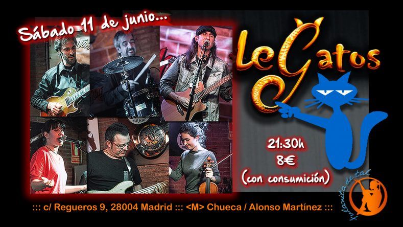 LeGatos - Música pop-rock en español - Fulanita de Tal - Conciertos y eventos