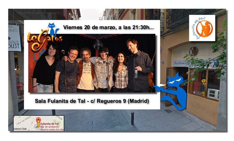 LeGatos - Música pop-rock en español - Fulanita de Tal - Conciertos y eventos