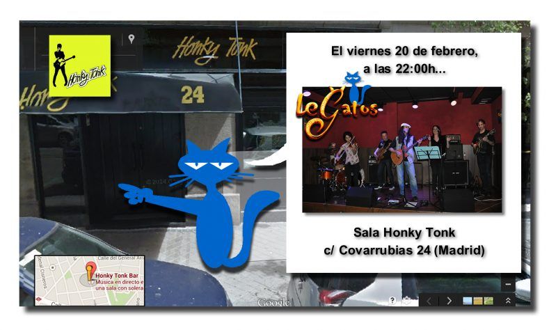 LeGatos - Música pop-rock en español - Concierto en HonkyTonk - Conciertos y eventos
