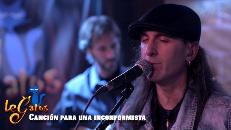 LeGatos - Música pop-rock en español - Imagen del videoclip concierto en HonkyTonk "Canción para una inconformista" - Fotos y vídeos